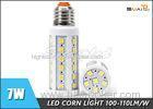 Eco - Friendly Warm White 3000K 7w LED Corn Bulb E14 95 - 105LM/W