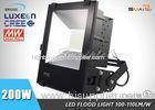 Industrial Outdoor 200W LED Flood Lights With Bridgelux 3030 / Meanwell Driver