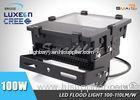 Waterproof Outdoor LED Flood Lights 100W , COB LED Floodlight With Meanwell Driver