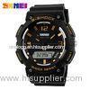 Eco-friendly Analog Digital Watch PU Strap Japan Battery For Male