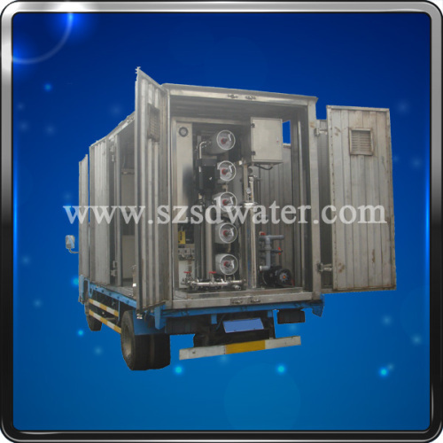 Portable Water Purification System on Truck