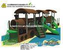 OEM Wooden Train Playground , kindergarten playground slide