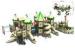 Kids Spiral Plastic Playground Slide Recreation Equipments for Amusement Park