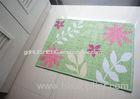 Green Nordic Style printed Non Slip Door Mats of 65% Cotton 35% Polyester