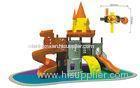 Outdoor Amusement Park Facility Unti-static LLDEP Plastic Kids Castle Playground