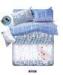 Combed Sateen Bedding Sets, Fashion Striped Cotton Bed Sets For Homehold