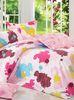 Colorful Reactive Printing Cotton Bed Set Soft For Girls , Exquisite Workmanship