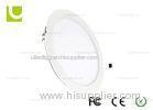 White Round IP20 9W LED Recessed Downlight Dimmable With PWM Dimming
