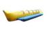 Yellow 6 Person PVC Inflatable Boat , Inflatable Water Fly Fish Banana Boat
