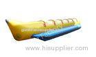 Yellow 6 Person PVC Inflatable Boat , Inflatable Water Fly Fish Banana Boat
