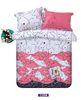 Winter Soft Sateen Bedding Sets Girls With Bright Color For Home