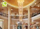Dining Room / Hotel Golden LED 80 Chandelier And Pendant Lighting CE / RoHS