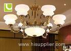 E27 / E26 Crystal Ceiling LED Chandelier Lights With Superior Electroplating