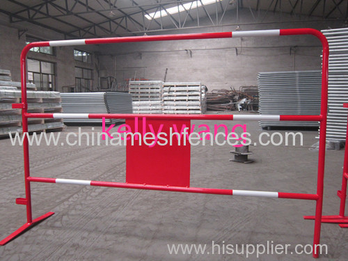 road traffic barrier;France road barrier;powder coated police barrier