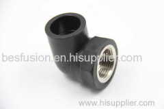 HDPE Socket Fusion Fittings Female Elbow PE Pipe Fittings