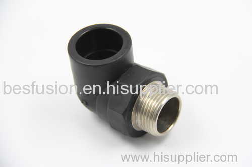 HDPE Socket Fusion Fittings Male Elbow PE Pipe Fittings