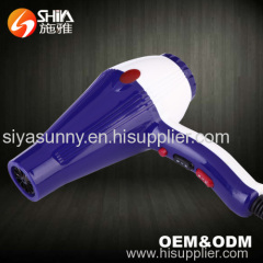 brilliant and professional salon blow hair dryer 2300w gas powered purple white accelerator hair dryer made in china
