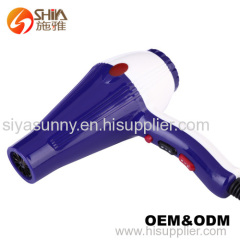 brilliant and professional salon blow hair dryer 2300w gas powered purple white accelerator hair dryer made in china