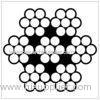 Galvanized / Vinyl Coated steel aircraft grade wire rope 7x7 GAC