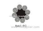 High Strength Steel Wire Ropes 8 x 61 , 20mm -200mm compacted wire rope