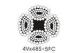 Crush Resistant Steel Non Rotating Wire Rope 4V x 48S for Ship Cranes