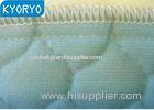 Baby blue Overlocked Stitch Reusable Incontinence Pads / Absorbent Bed Pads
