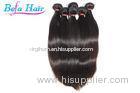 Natural Black / Copper Red Straight Grade 7A Virgin Hair For Ladies / Girls