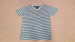 Striped T-shirt white With Red and blue Stripe