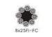 Construction Abrasion Resistant Linear Contact Wire Rope 8 x 25 Fi