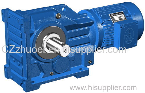 K Series Helical Bevel Gear Reducer / Gear Reduction Box Speed Reducer