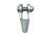 Poured Alloy Steel Open Spelter Socket Wire Rope Slings Galv Surface