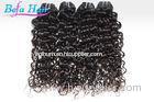 Customized Indian Curl Grade 6A Virgin Hair Weft Hair Extensions For Black Women