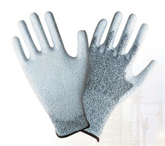 Safety gloves Yarn rubber glovesThe cutting gloves