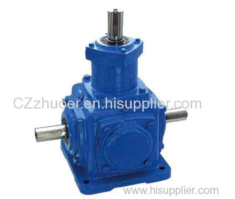 T Spiral Bevel Gearbox Speed Reducer Cast Iron Gearbox Low Noise