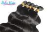 Brazilian Tangle Free 13&quot; 15&quot; 100% Human Hair Bulk Red Violet / Blonde Human Hair Extensions