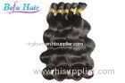 Nature Black 27 Inch Body Wave Human Hair Brazilian Virgin Hair Extensions Bulk