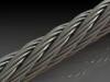 Military Grade Galvanized 7x7 Aircraft Cable Full Reel , Strand 1x19 wire rope