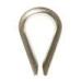Galvanized Rigging Fittings Light Duty Wire Rope Thimble Zinc Plated