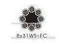 Equal Rope Lay Length Parallel Laid Wire Rope 8 x 31 Warrington Seale Combined