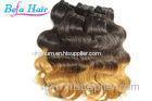 Glam Peruvian 26 inch Ombre Remy Hair Extensions Weave With No Shedding