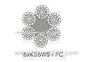 JIS High Tensile steel 6 x 36 wire rope with Compacted Strands