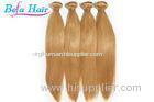 Blonde Unprocessed Straight European Human Hair Extensions Wefts