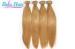 Blonde Unprocessed Straight European Human Hair Extensions Wefts