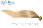 Tangle Free u Tip Human Hair Extensions , Colored Peruvian Human Hair Weave