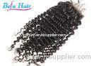 Deep Curl Malaysian Virgin Human Hair Closure With Baby Hair With Full Cuticle