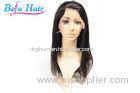 Unprocessed Brazilian Straight Full Front Lace Wigs Human Hair For Womens