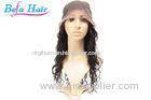 30 Inch Long Nature Wave Human Hair Full Lace Wigs With No Shedding