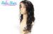 Girls Nature Wave Human Hair Full Lace Wigs 10" / 15" With Silk Top