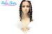 Blonde / Natural Balck Deep Curl Virgin Glueless Full Lace Human Hair Wigs