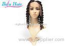Blonde / Natural Balck Deep Curl Virgin Glueless Full Lace Human Hair Wigs